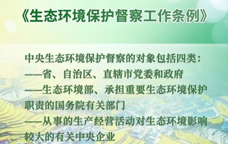 【生态环保】生态环境保护督察工作条例