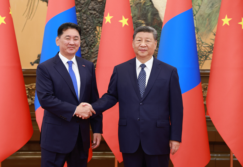 习近平会见蒙古国总统呼日勒苏赫「相关图片」