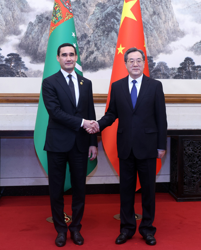 丁薛祥分别会见蒙古国总统呼日勒苏赫、土库曼斯坦总统别尔德穆哈梅多夫「相关图片」