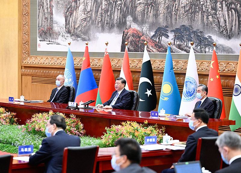 习近平出席上海合作组织成员国元首理事会第二十三次会议并发表重要讲话「相关图片」