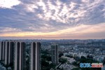 成都大雨过后现晚霞 颜值爆表！